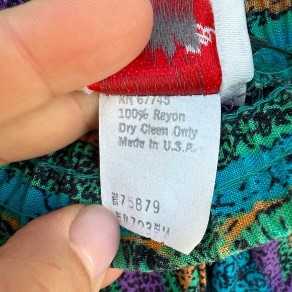 Vintage 90s CFTC STUDIO drop crotch harem pants size small - Picture 5 of 5